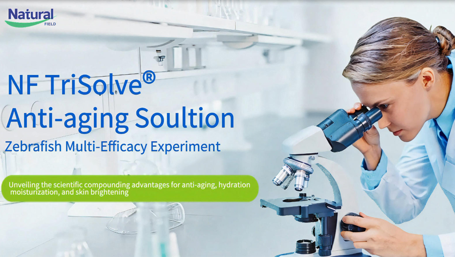 Entdecken Sie die nächste Generation von Anti-Aging-Nutraceutical-Lösungen, angetrieben durch die NFco-Loading®-Liposomentechnologie von Natural Field.