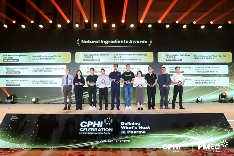Natural Field NF Lipo Co-oaded Liposome Tech Wins “Applied innovation Award“at CPHI China 2025 Natural Field NF Lipo Co-oaded Liposome Tech Wins “Applied innovation Award“at CPHI China 2025