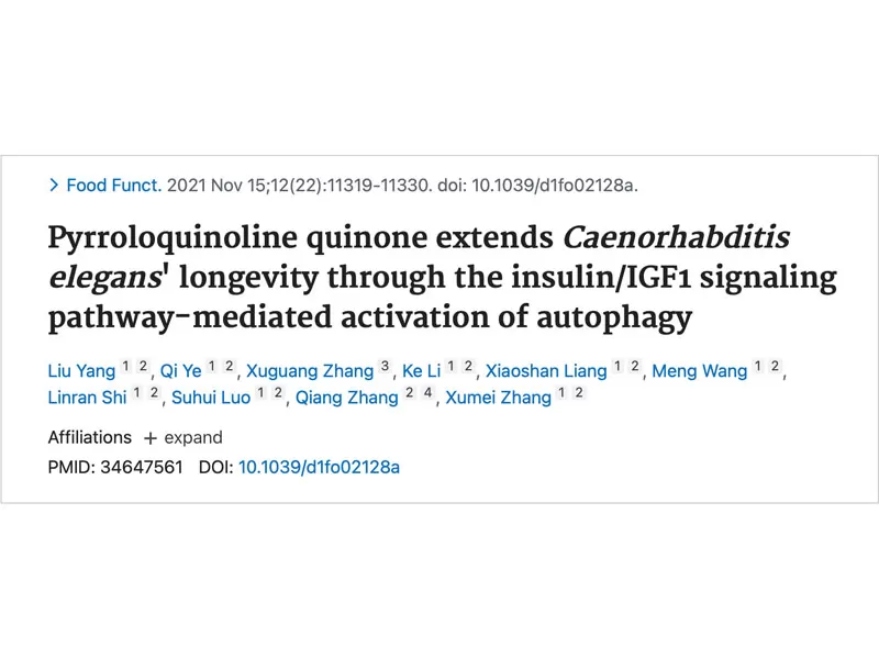 Der Allround-Gesundheits wächter PQQ
