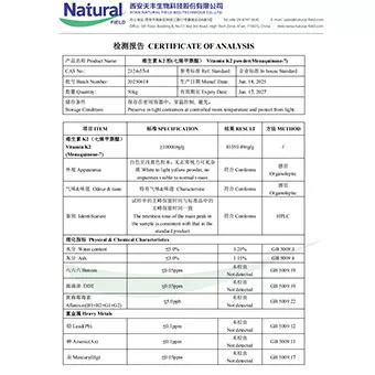 NF-COA Vitamin K2 Pulver 1%